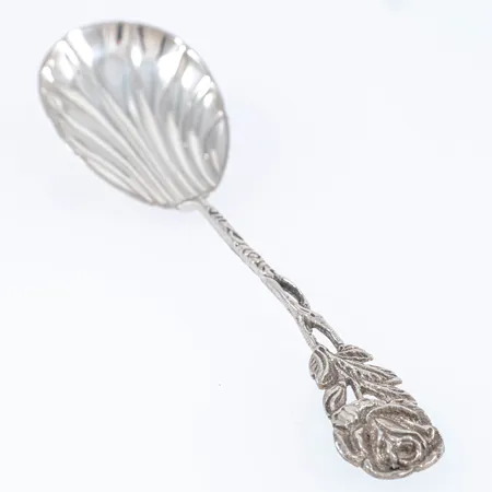 Liten serveringssked Ros längd 110mm, silver 10,0g.  