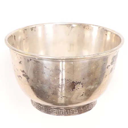 Skål, höjd 8,5cm, Ø14,5cm, Markströms Guldsmeds AB, MGAB, 830/1000 silver Vikt: 235,7 g