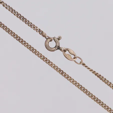 Kedja Pansar längd 39cm, bredd 1,5mm, 835/1000 silver Vikt: 2,5 g