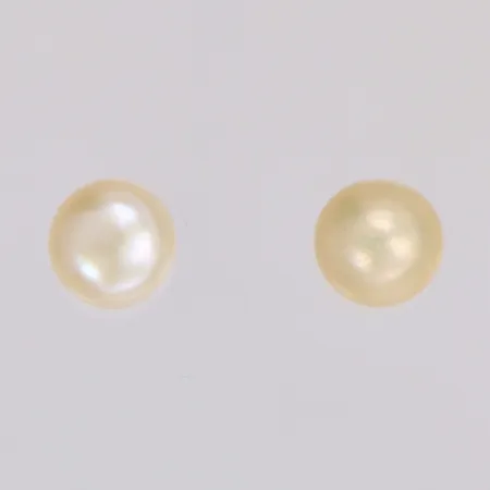 Örhängen med odlade pärlor Ø8mm, en pärla lös, 14K Vikt: 1,5 g