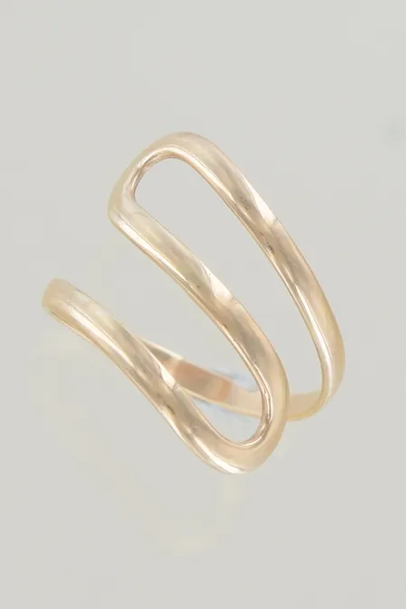 Ring stl 18¾ höjd 14,5 mm, 14K Vikt: 2,3 g