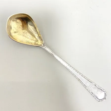 Sked längd 4cm förgylld Silver 830/1000.  Vikt: 20,5 g