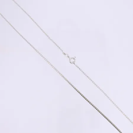 Halskedja Venezia 52cm bredd 1,5mm silver 830/1000 Vikt: 6 g