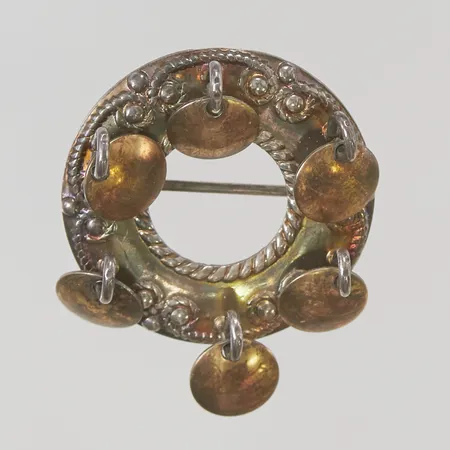 Brosch 24mm, 830/1000 Silver 3,4g.