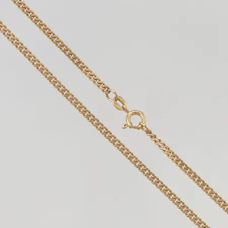 Kedja pansar 46cm bredd 2mm 18K 10,7g.