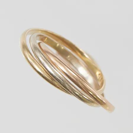 Ring stl:17¾ ojämnheter, 18K 4,4g.