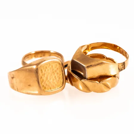 Diverse defekt/graverat guld 18K 26,4g.