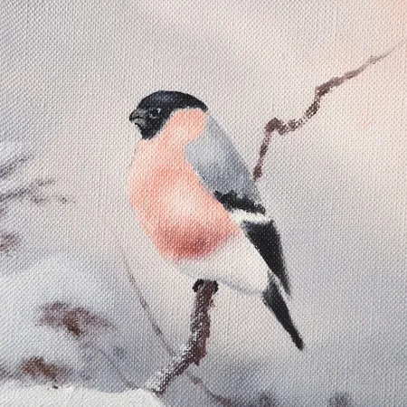 Tavla okänd konstnär, signerad K. Nyberg, olja på duk, signerad och daterad 63, ca 46x38cm, färgbortfall på ram.   Vikt: 0 g Specialfrakt, kontakta pantbankskontoret för mer information.