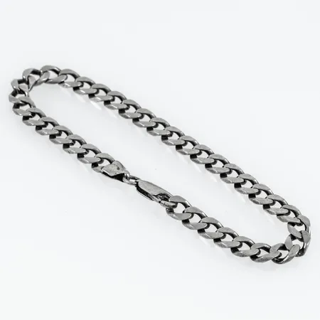 Armband Pansar 21cm bredd 5,5mm, saknar ändögla, silver 925/1000 12,1g.