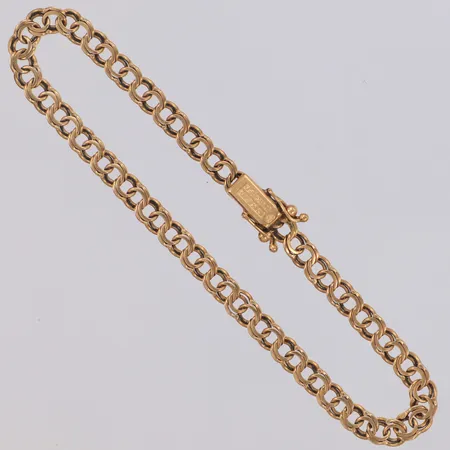 Armband Bismarck längd 19,5cm, bredd 4,5mm, 18K Vikt: 6,9 g