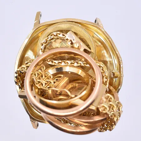 Diverse guld, 18K. Vikt: 37 g