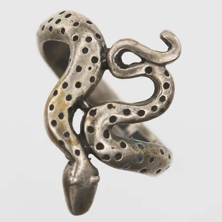 Ring orm stl:17¼ bredd 4-20mm, 925/1000 Silver. Vikt: 5,4 g