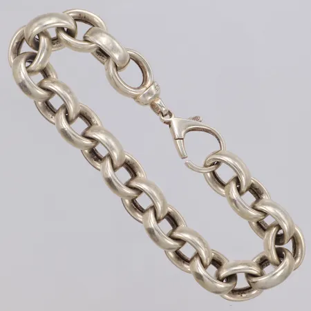Armband rundad Ankar längd 21cm, bredd 12,1mm, 925/1000 silver Vikt: 32,8 g