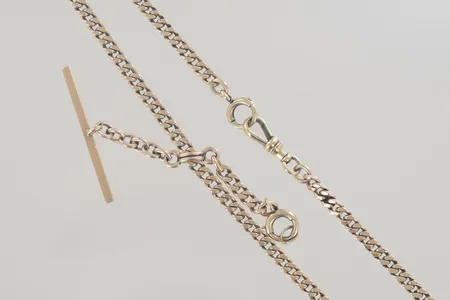 Fickurkedja längd 46 cm, bredd 3,5 mm, 14K