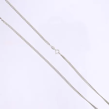 Halskedja pansar 51cm bredd 3mm 925/1000 silver Vikt: 10 g