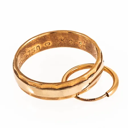 Diverse defekt/graverat guld 18K 4,4g.