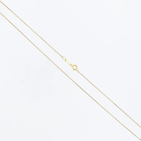 Kedja längd 50cm bredd 0,8mm, 21K Vikt: 1,6 g