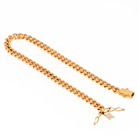 Armband pansar i 18K guld. Längd 20 cm. Bredd 4,1 mm. Kistlås. Vikt 16,1g Vikt: 16,1 g