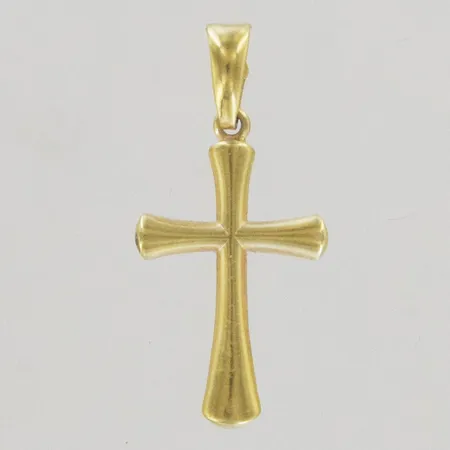 Kors, längd 2,5 cm, bredd 1 cm, 18K Vikt: 0,6 g