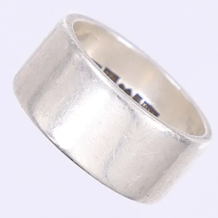 Ring slät stl:19½ bredd 10mm 925/1000 silver Vikt: 9,8 g
