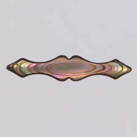 Brosch med pärlemor, 27x6mm, 925/1000 silver Vikt: 1 g