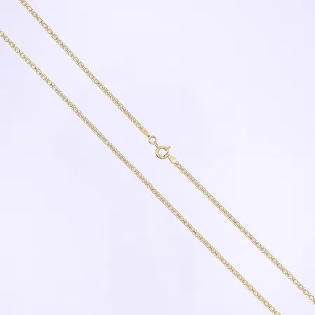 Halskedja x-länk 64,5cm bredd 2mm 18K  Vikt: 7,8 g