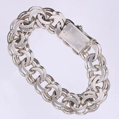 Armband Bismarck 20cm bredd 16mm silver 830/1000 Vikt: 65,8 g