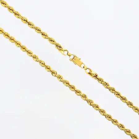 Kedja Cordell längd: ca62cm ihålig, bredd: 6mm, 18K Vikt: 21,9 g