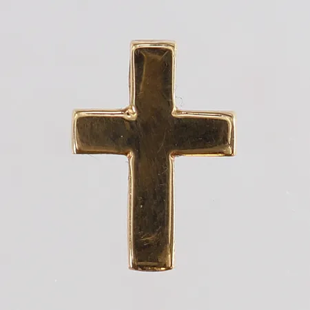 Hänge kors 14x10,5mm 18K. Vikt: 1,1 g