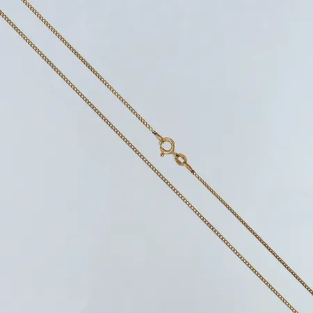 Kedja Pansar längd 51cm bredd 1,3mm 18K.  Vikt: 3,6 g