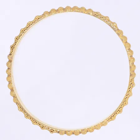 Armring, Ø56mm, bredd 5mm, 21K Vikt: 9,8 g