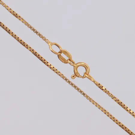 Kedja Venezia längd 46,5cm, bredd 1,5mm, 18K Vikt: 3,9 g