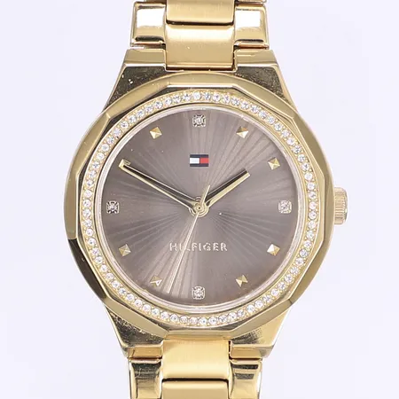 Armbandsur Hilfiger Ø36mm, quartz, stål, fungerande vid katalogisering, passar upp till ca 17cm handled, inga tillbehör