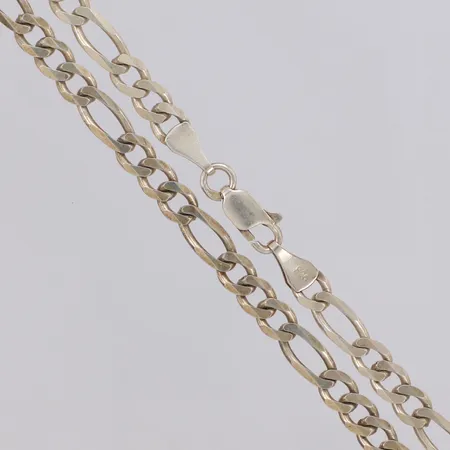 Kedja Figaro längd 61cm, bredd 6mm, 925/1000 silver Vikt: 25,8 g