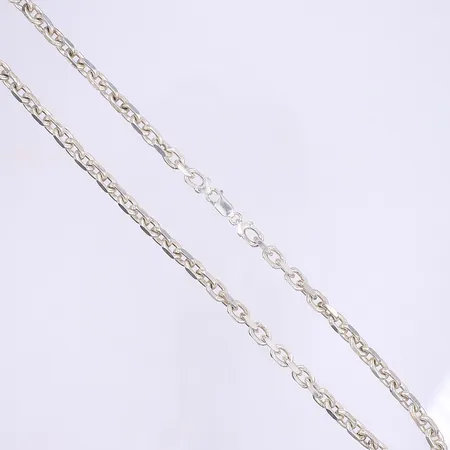 Halskedja ankare 50cm bredd 5mm 925/1000 silver Vikt: 52,7 g