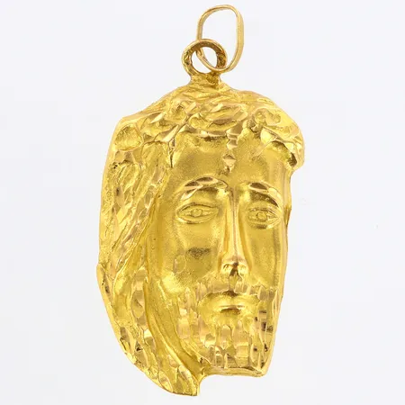 Hänge Jesus ca 43x20mm inkl öga 18K Vikt: 5,2 g