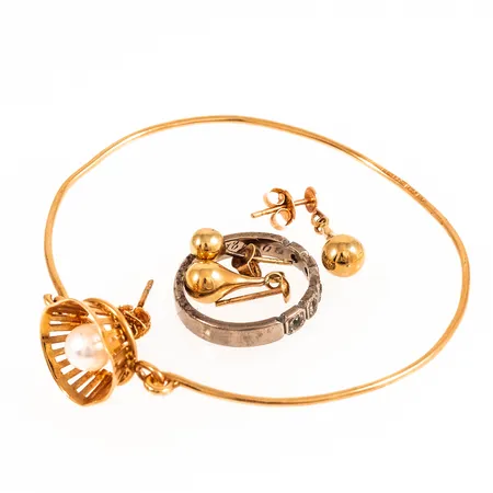 Diverse defekt/graverat guld 18K 11,3g.  