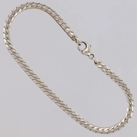 Armband manglad Pansar längd ca 19cm, bredd 3,5mm, 925/1000 silver Vikt: 5,6 g