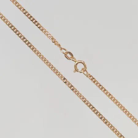 Kedja pansar 88cm bredd 2,3mm 18K 16,5g.