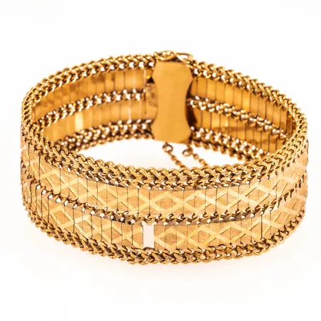 Armband defekt länk, 18K 50,0g.