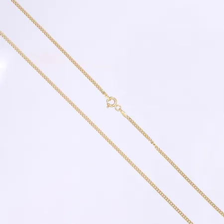 Halskedja pansar 50cm bredd 2mm tillv. Guldfynd 18K Vikt: 6 g