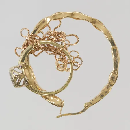 Diverse guld defekt 18K 5,5g.