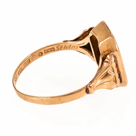 Defekt ring gravyr 18K 4,2g.