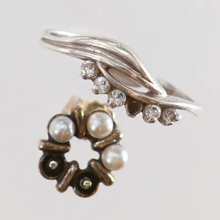 Silversmycken defekt/udda Silver 925/1000. Vikt: 2,5 g