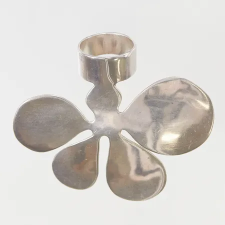 Ring Anna-Stina Åberg stl:19¾ bredd 63x78mm, år 1987, 925/1000 Silver 40,5g.