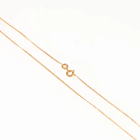Kedja Pansar i 18K guld. Längd 40,5 cm. Bredd 1 mm. Vikt 1,6g Vikt: 1,6 g