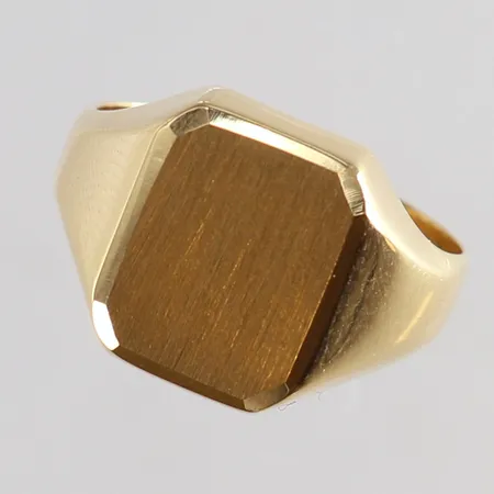 Klackring stl:17 bredd 3,5-12,5mm GHA 18K.  Vikt: 3,2 g