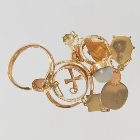 Diverse guld defekt 18K 20,6g.