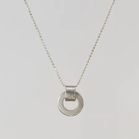 Kedja med hänge 40cm 925/1000 Silver 4,7g.