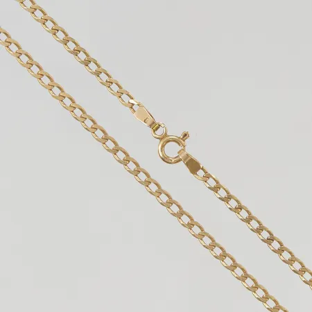 Kedja pansar Balestra 50cm bredd 2,3mm 18K 6,2g.